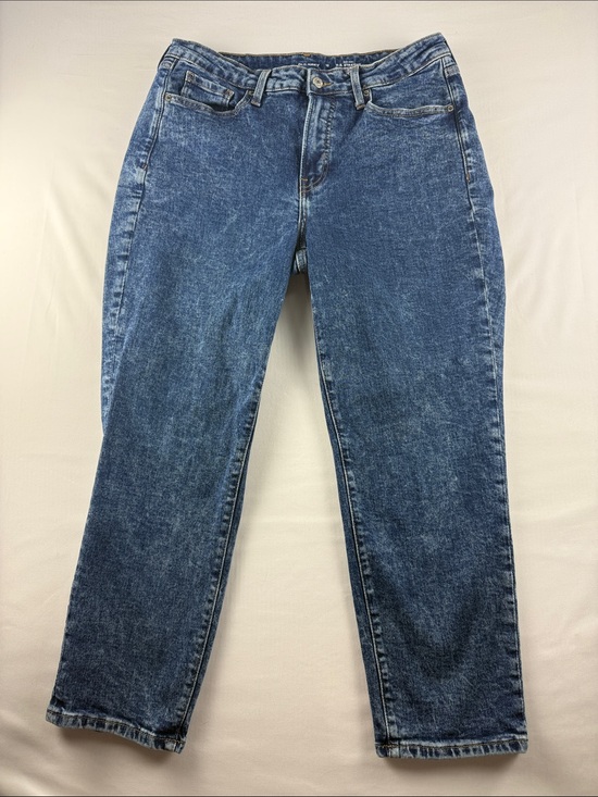 Old Navy Denim - Old Navy High Rise OG Straight Jeans Cropped Straight Leg Size 12